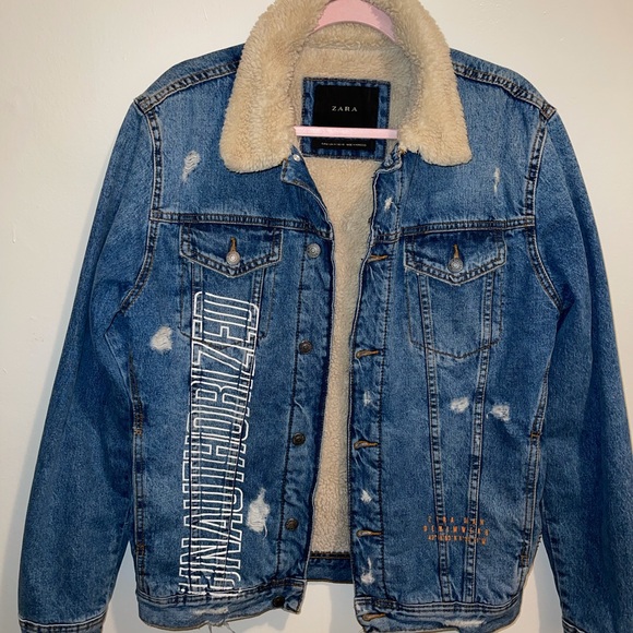 Zara Jean Shearling Jacket - Picture 1 of 5